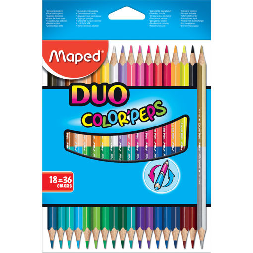 Picture of MAPED PENCIL COLOURS DUO X18